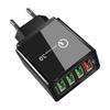 5V 3A 15W Mobile Phone Charging Block 4 Port USB Charging Brick Wall Mobile Charger Multiple Port Phone Power Plug