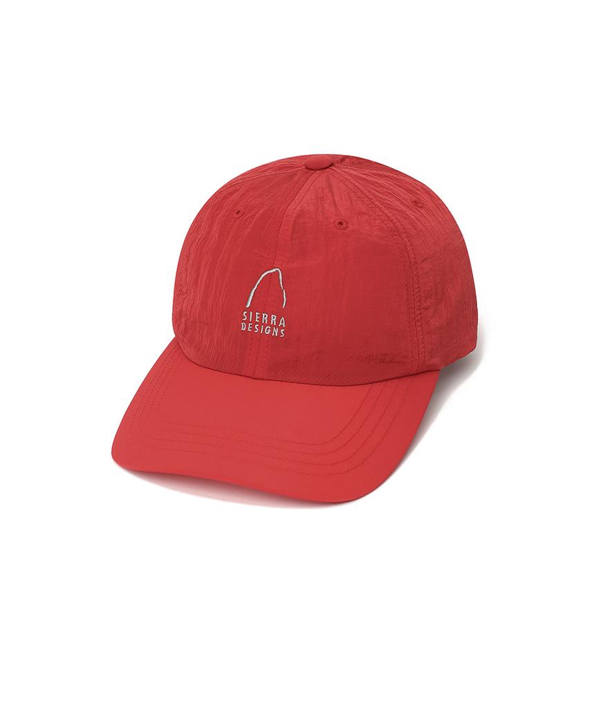 SIERRA DESIGNS Logo Embroidered Ball Cap Red