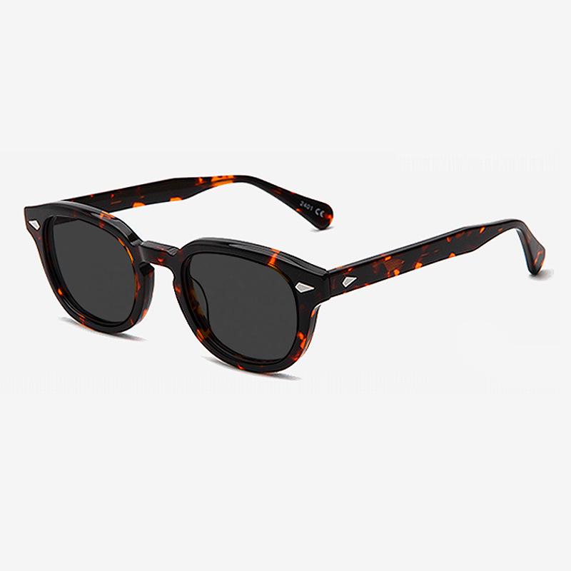 Retro Oval Sunglasses: High-End Fashion with Sunscreen Protection for Women