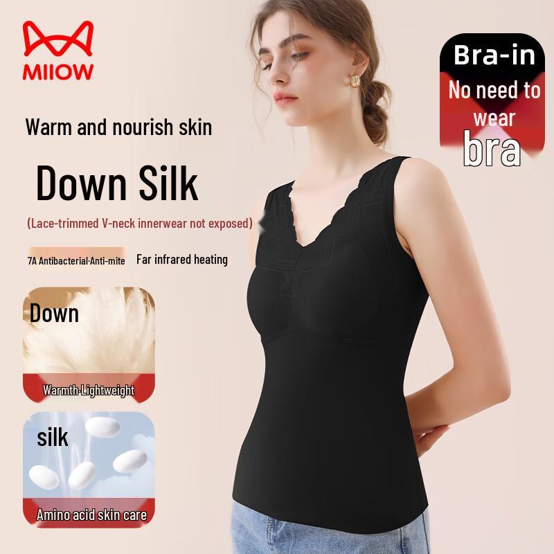 Mao Ren Women's Thermal Padded Lace Vest