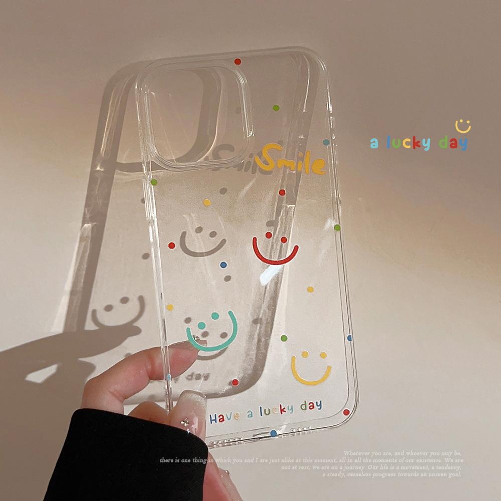 Creative Colorful Smiley Case for iPhone 17 iPhone 17 Pro Max