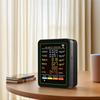 6-in-1 Air Quality Monitor Real-Time Air Quality Tester Portable Temperature Humidity Detector for Home Cars Plants