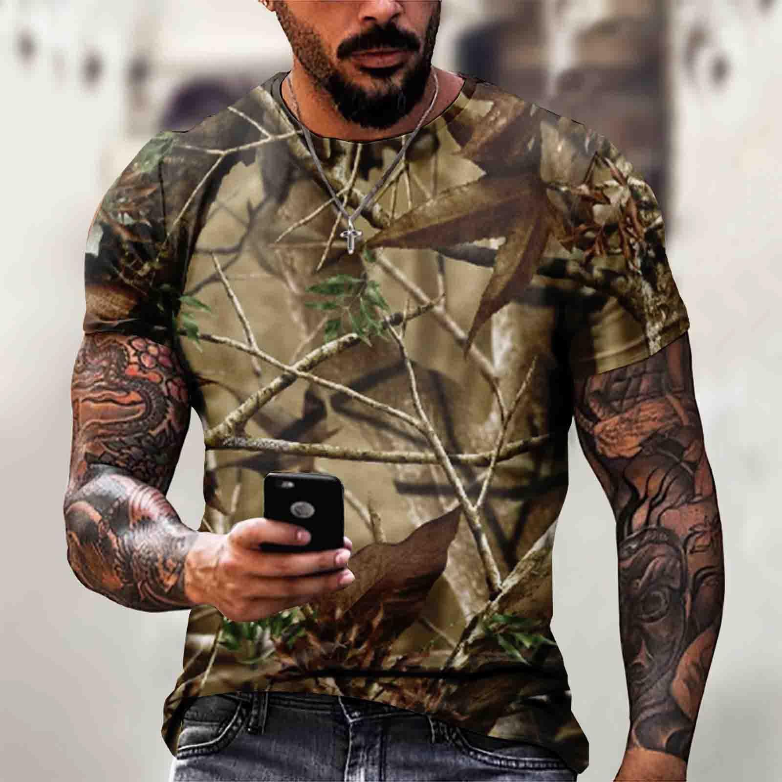 

Мужская футболка с 3D короткими рукавами, повседневный пуловер, топ с короткими рукавами M