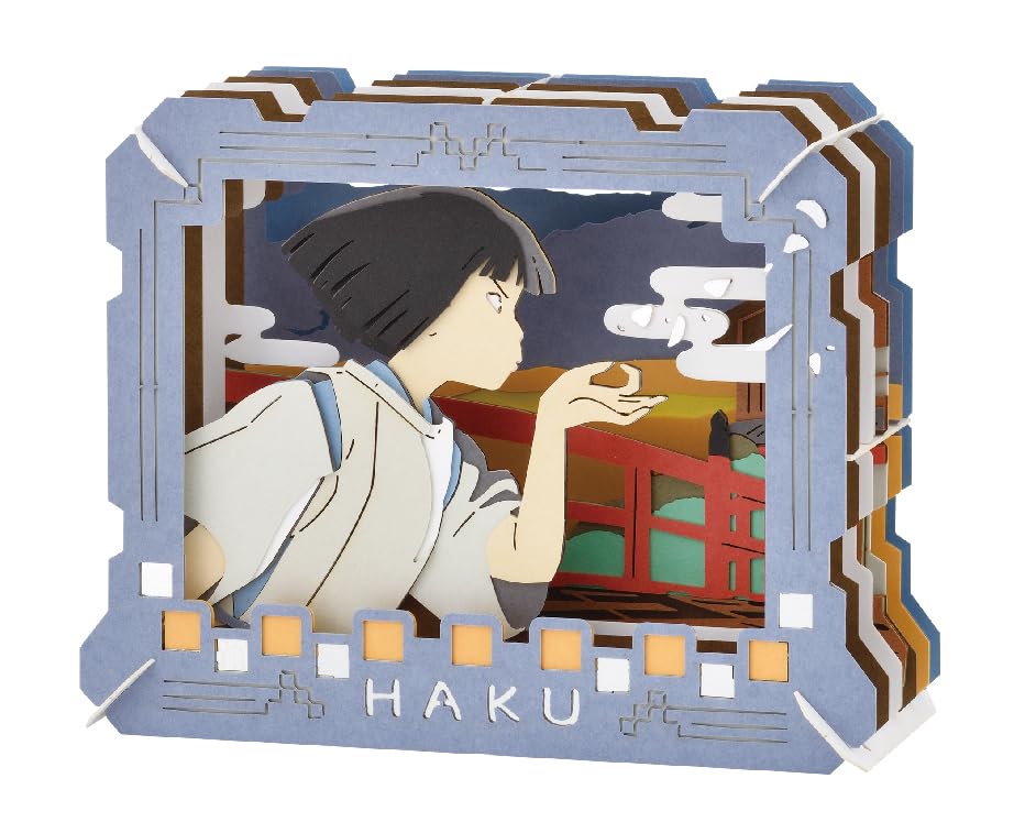 Ensky Spirited Away Haku Approximately H100 x W80 x D42mm Paper made PT-252