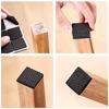 EVA Furniture Pads Premium Floor Protector Chair Felts for Feet Wood Floors Best Hardwood Protect Your Hard Floors! (Black)
