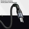Usams Kabel Pleciony U55 2A Micro Usbczarny/Black 1M Sj450Usb01 (Us-Sj450)