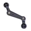Double  Ball Head 17mm Extension Rod with Adjustable Angle Universal Ball Mount Armfor Mobile Phone Holder & Tablet Stand