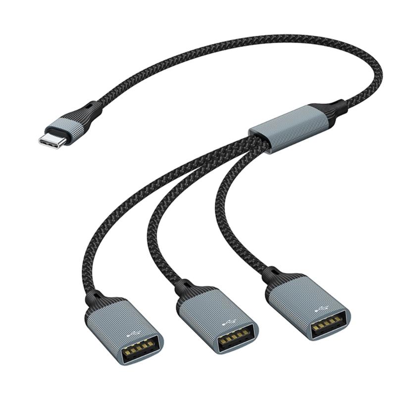

Адаптер USB Type C к USB 2.0 Адаптер Type C Папа к 3 USB 2.0 Мама Кабель-разветвитель Type C OTG Разъем для ноутбука
