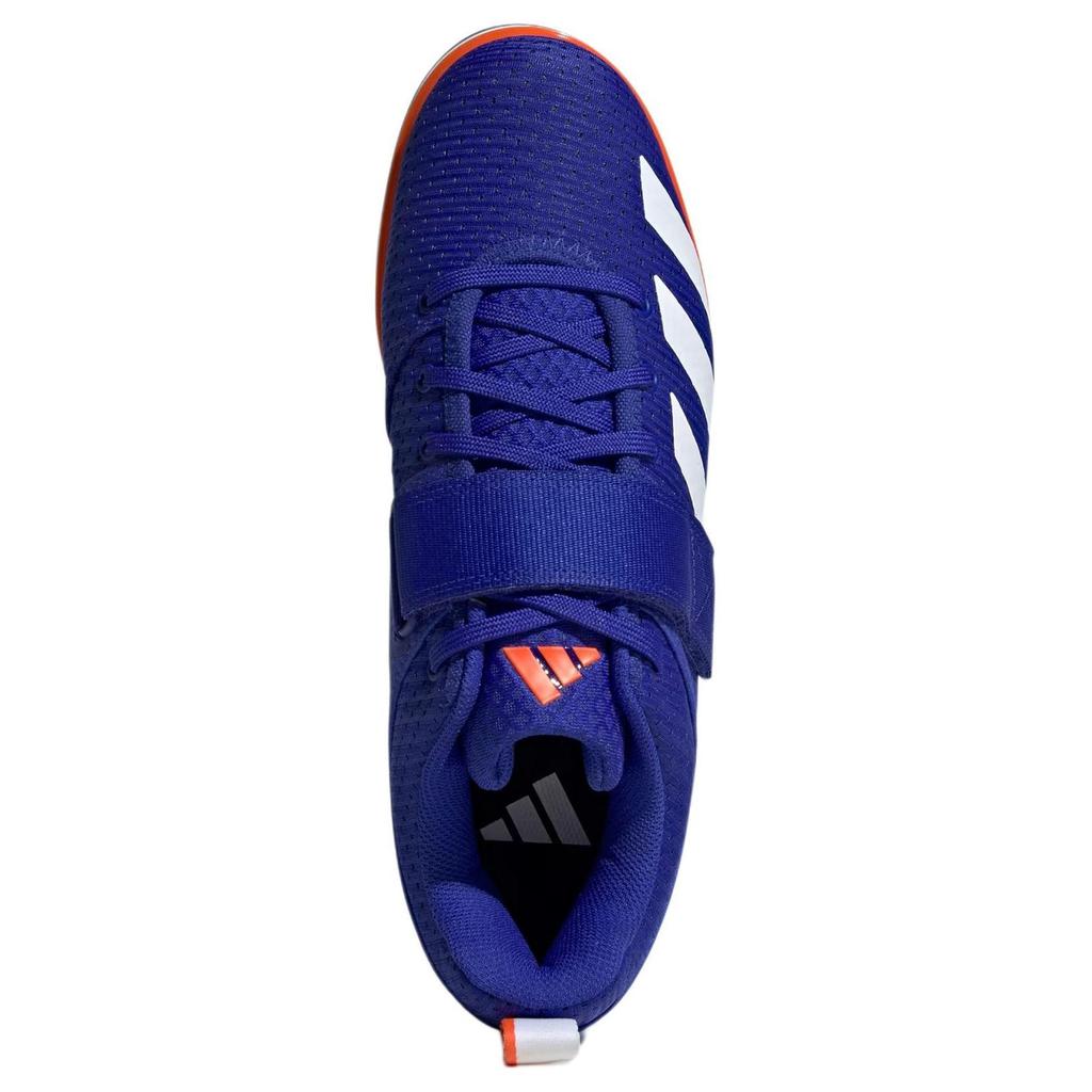 Adidas Powerlift 5 Lucid Blue White Impact Orange Unisex Sneakers Cloud-White IH8237