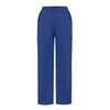 Women’s Straight Leg Scrub Pants with Elastic Waistband and Multiple Pockets for Uniform