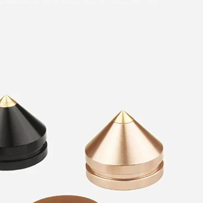 1 Conjunto Espigões para Alto-falante Suporte Pés Alto-falante Áudio Peças de Reparo Suporte para Toca-discos Pinos e Almofadas Amortecedores