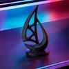 Mini 3D Printed Sailboat Figurine Nautical Coastal Boat Sculpture for Modern Home Office Mantel Bookshelf Decor