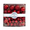 44pcs Shatterproof Christmas Tree Decoration Pendant 3/4/5CM Hanging Ornament  New Year