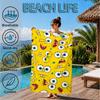 Sponge Expressions Pattern Beach Towel, Microfiber Beach Towel, Perfect For Pool, Beach, Travel, Home Decor Beach Party Fan Gifts