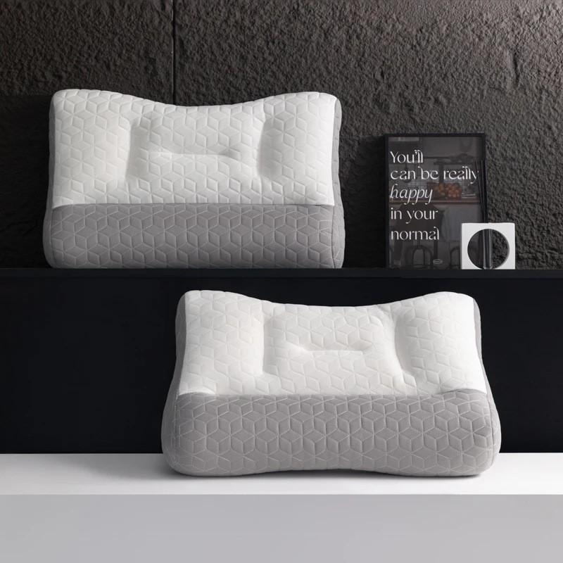 Natural Latex Pillow 48x74cm High Profile Ergonomic Cervical Support Side Sleepers Adults 40x60 cm