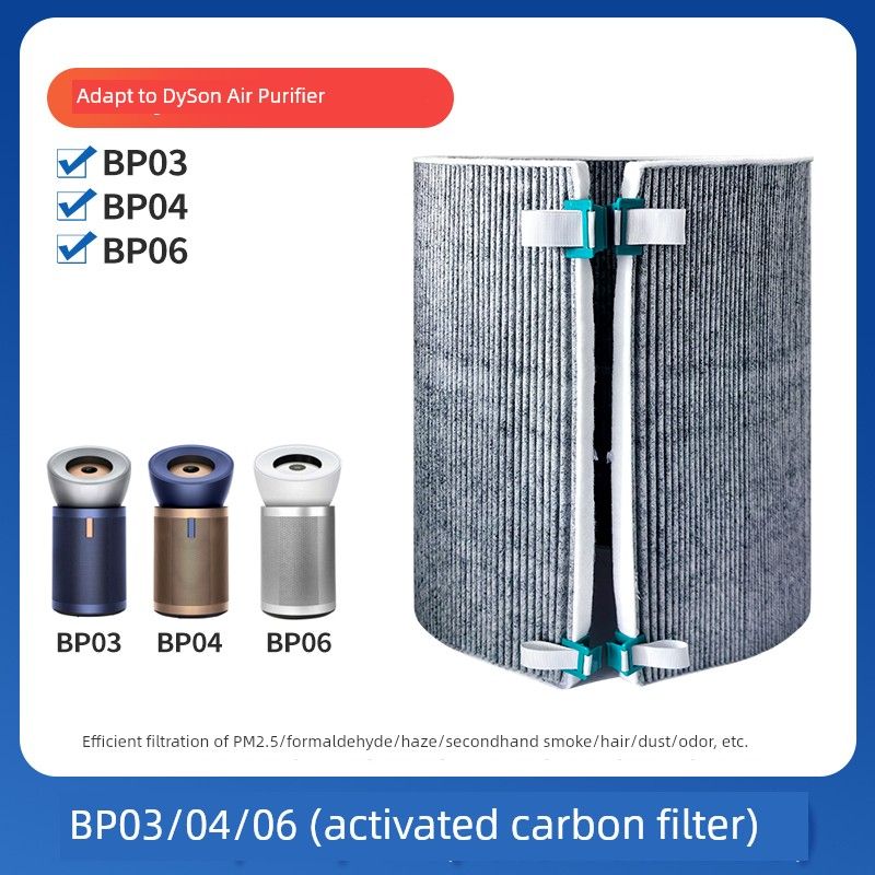 

Applicable to Dyson Air Cleaner Filter Element Bp03 Bp04 06 except PM2.5 Formaldehyde HEPA Strainer BP03/BP04/BP06 activated carbon filter