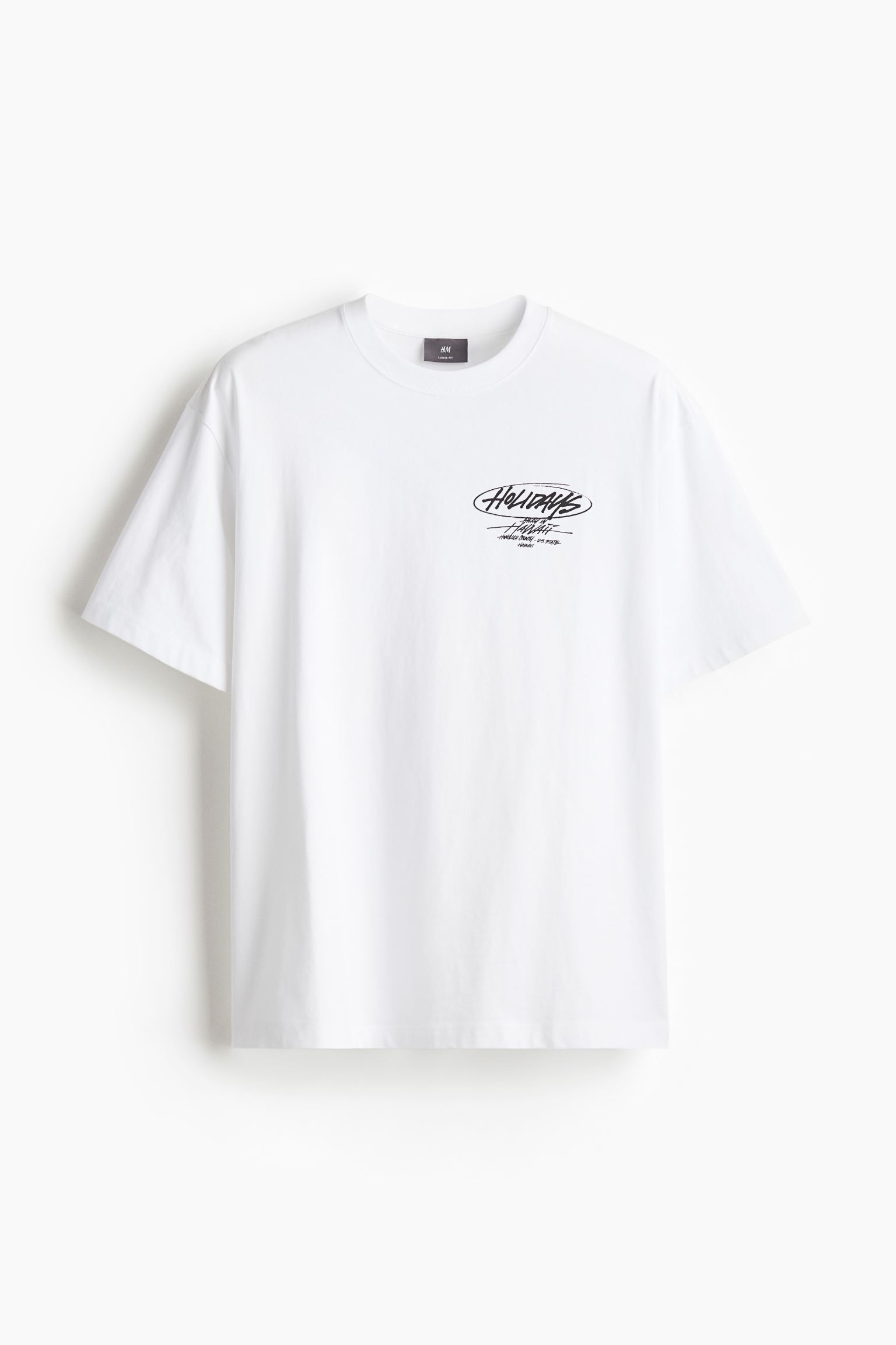 

Свободная футболка с принтом