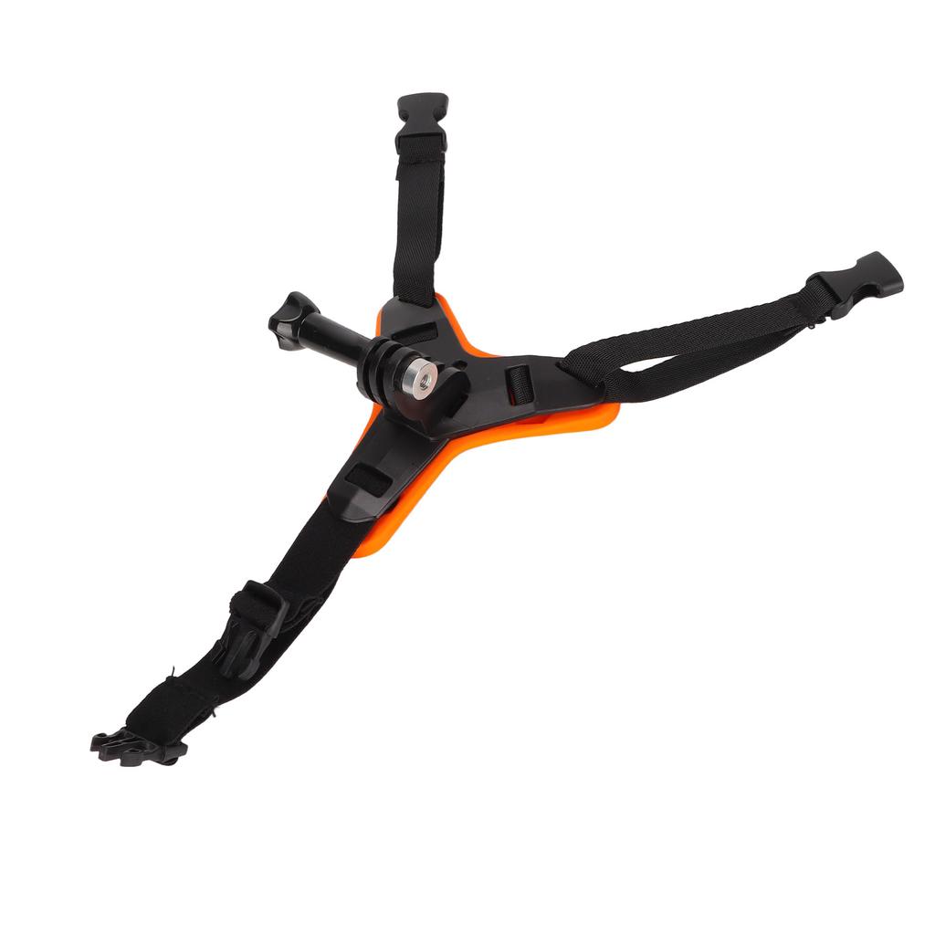 Helmet Chin Strap Mount Shock Absorbing Lightweight Adjustable Motorcycle Chin Camera Bracket for Hero 6 7 8