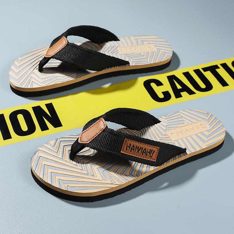 

Mens Sandals 2025 Summer Flip Flops Lightweight Slides for Men Anti Slip Beach Slippers Casual Shoes Breathable Footwear 45 бежевий