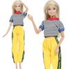 30cm 1/6 Puppenkleidung & Accessoires Sportoutfits + Hut + Taschen + Socken Coole Kleidung für 30cm Puppen Mädchen Spielzeug Geschenkset(KEINE PUPPEN)