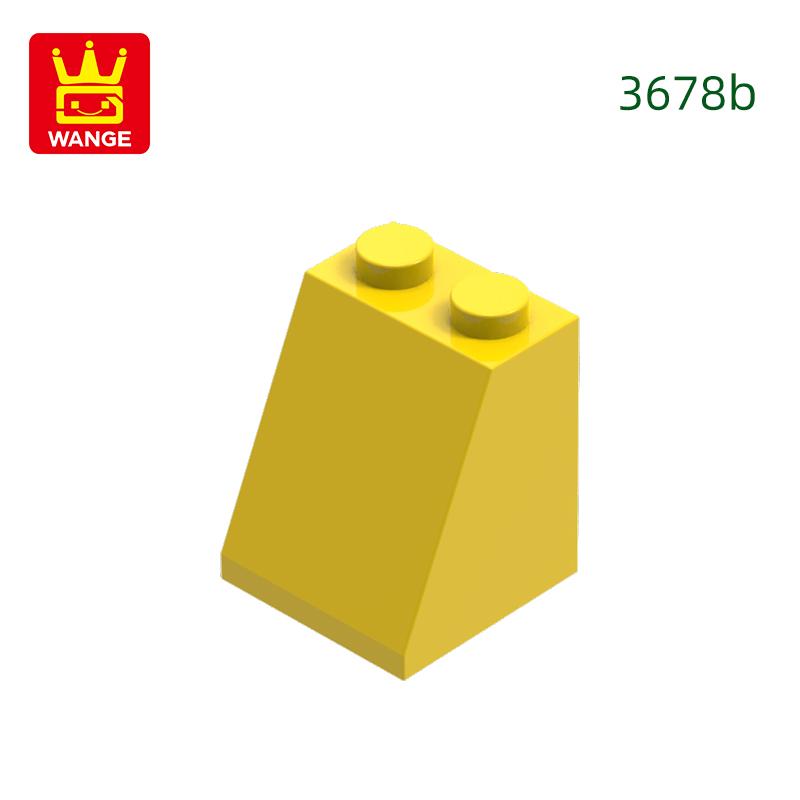 53Pcs/lot 3678 Roof Tile 2X2X2 Dots 65degree Block Moc Hue Accessories Compatible featuring Brick DIY Children's Plaything Assembly