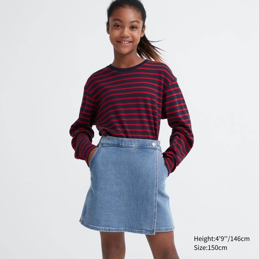 

UNIQLO GIRLS Джинсовые мини-пальто