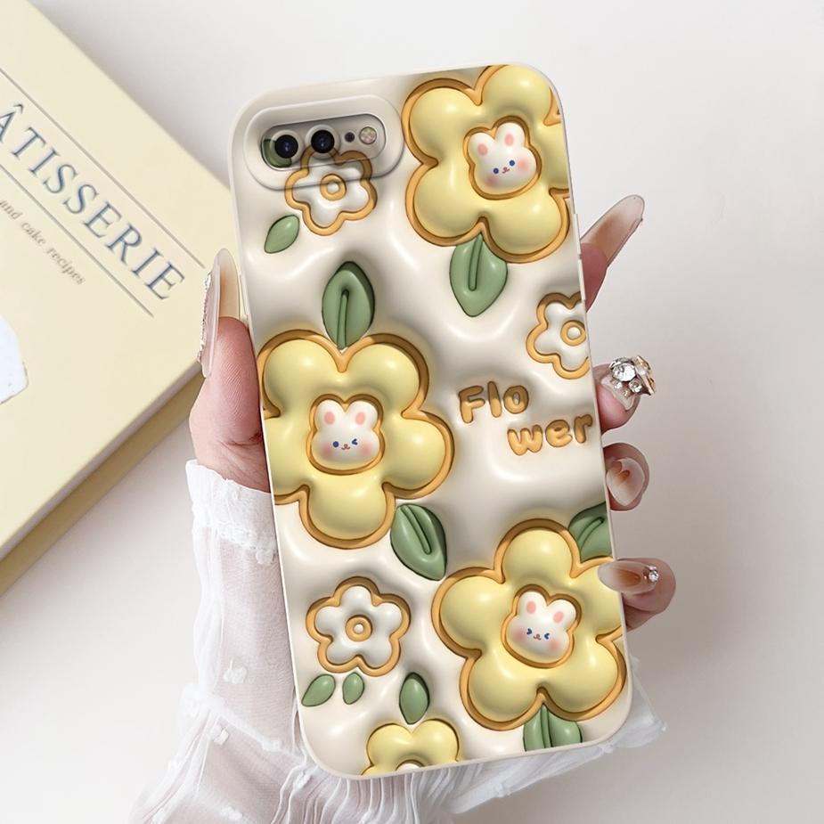 For Apple iPhone 7 Plus Case iPhone8 Plus Luxury Candy Painted Cover Shockproof Phone Case For iPhone 8 iPhone7 Plus Soft Fundas