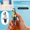 2pcs Oil bottle stopper Kitchen press type oil guide nozzle Sealed leakproof spray Soy sauce seasoning bottle oil nozzle plug