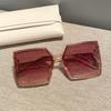 New Vintage Large Frame Sunglasses Women Designer Square Sun Glasses UV400 Fashion Eyewear Travel Gafas De Sol