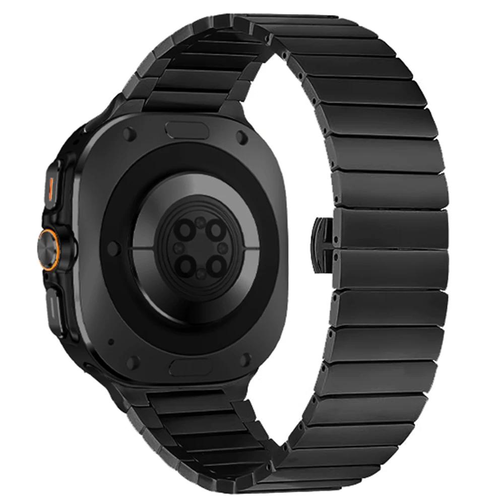 Titanium Band for Samsung Galaxy Watch 8 Classic 46mm 8 44mm 40mm Luxury Bracelet for Galaxy Ultra 2025 2024 Watchband Strap