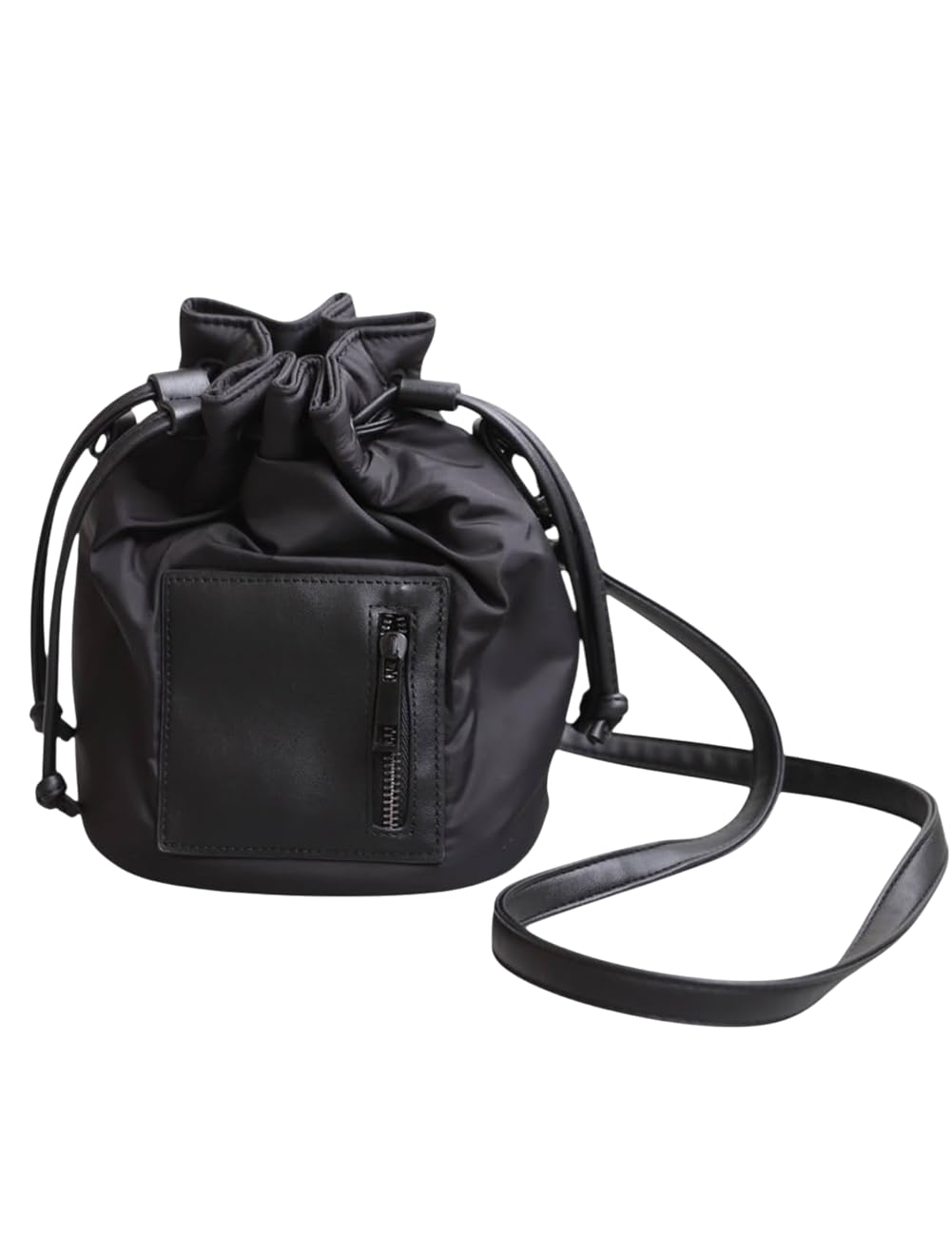 Женская сумка через плечо Antiqua со шнурком, PB-00069 05, Черная