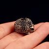Stylish Copper/Brass Hedgehog Charm Decorative Hanging Pendant For Outdoor Gear Jewelry Crafting Creative Gift