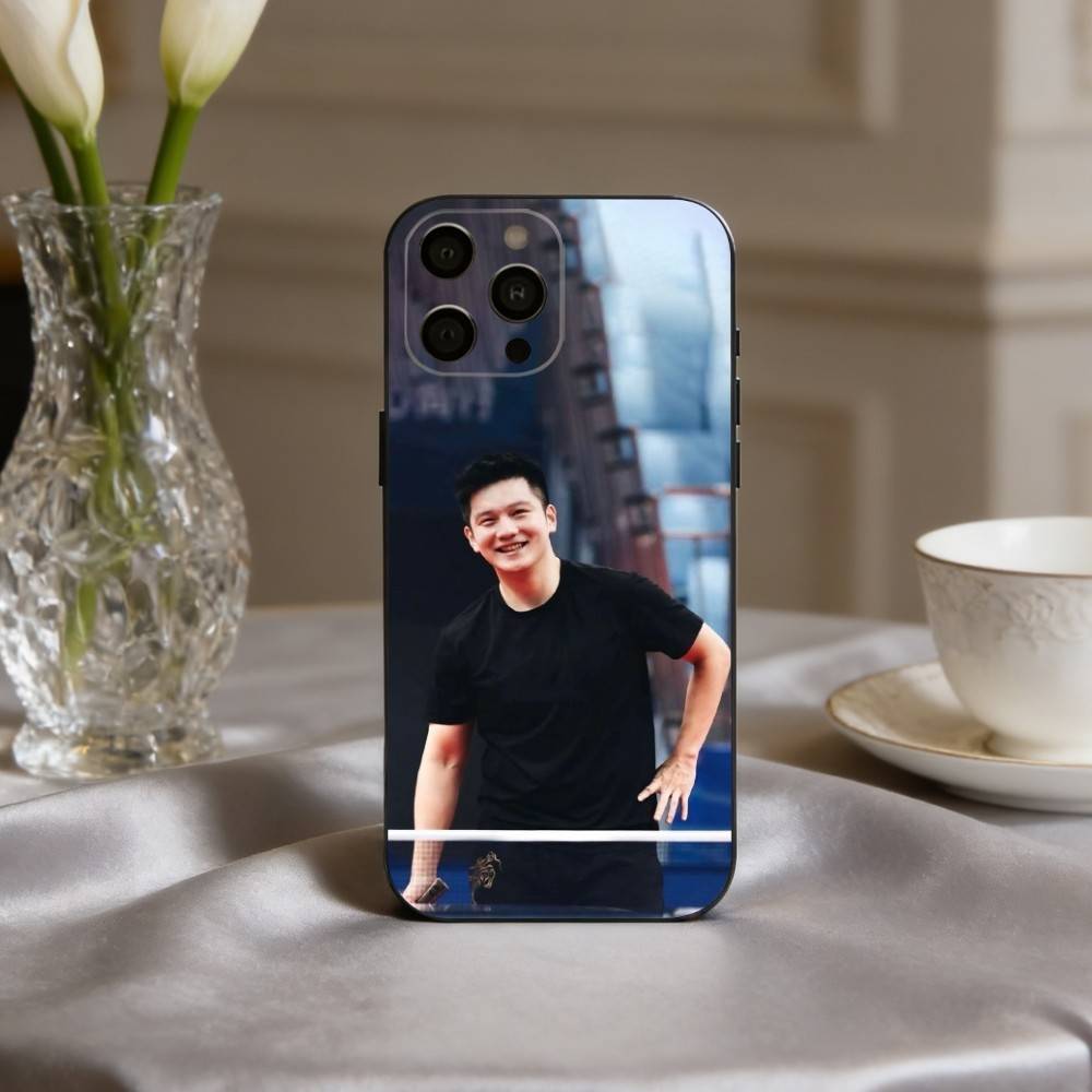 Dedicated Fan Zhendong Sport Phone Case For iPhone 17,16,15,14,13,12,11 Plus,Pro Max,XS,Soft Silicone Black Cover