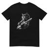 Cat Tshirt Guitar Player Tee Kitty Cats Lover Pet T-Shirt Unisex Design
