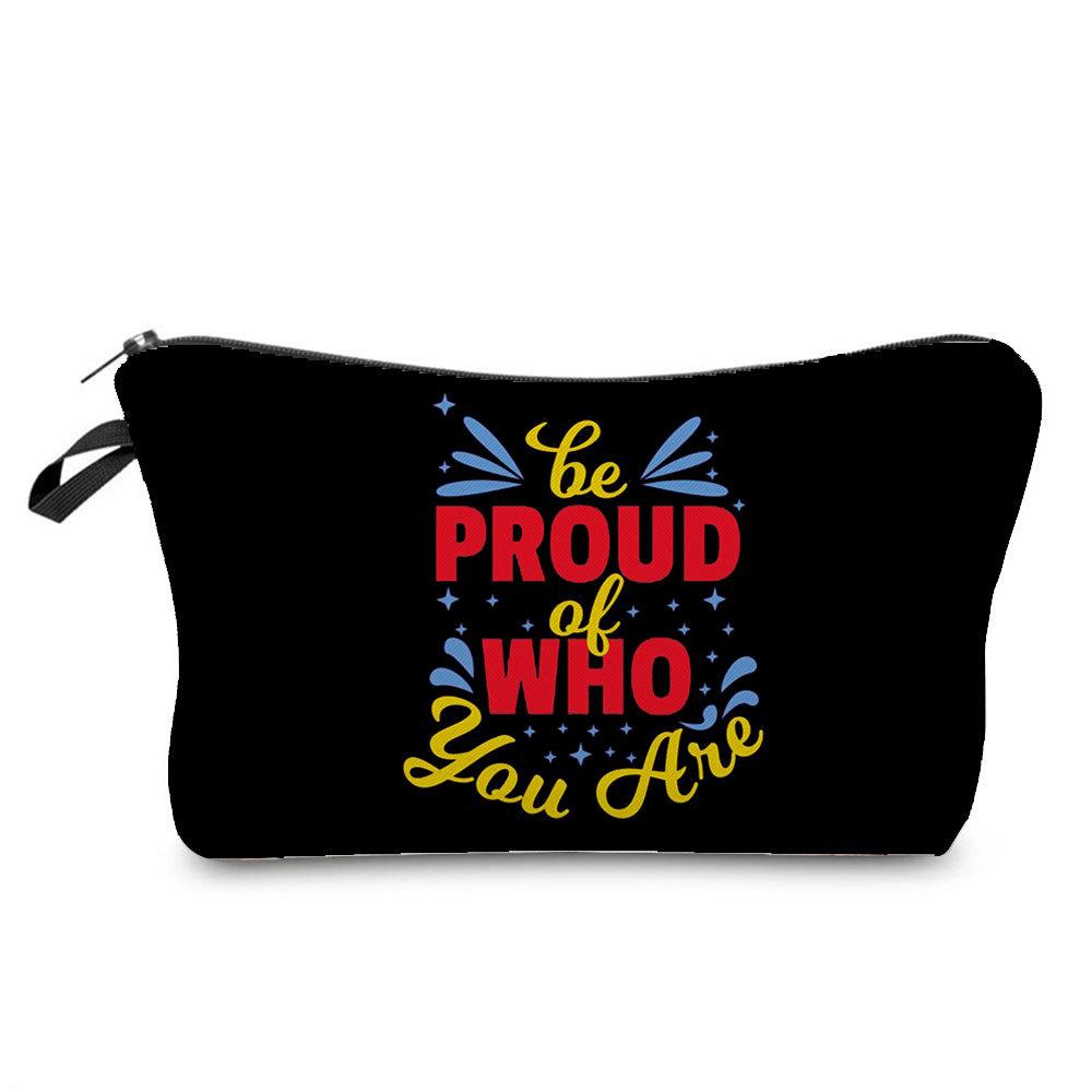 Women Flower Print Cosmetic Bag Toiletries Organize Travel Storage Case 6778