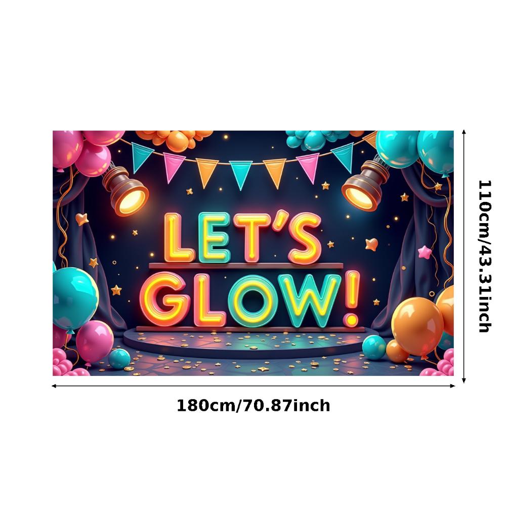 Photo Prop LED Neon Banner Party Decoration Glow Effect Neon Sign For Festival Decoration Party Celebration Night Event