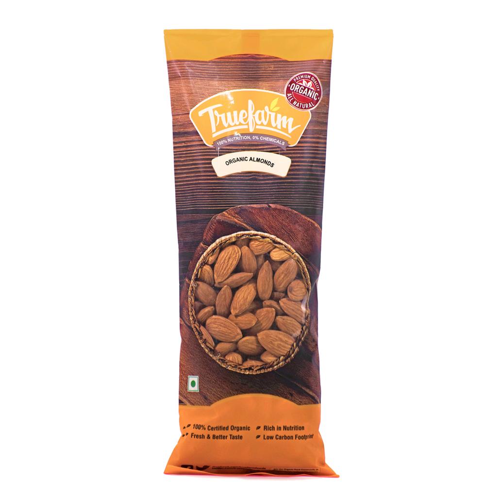 Almond (250 G), Organic Almond, Truefarm
