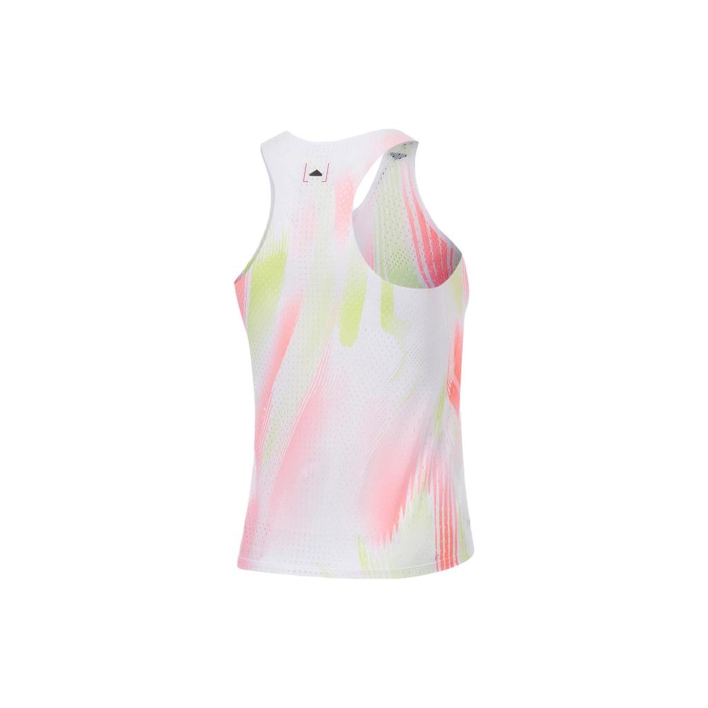 Li Ning Sleeveless Fitness Top Women Tops Fluorescent-Yellow Green White AAYT082-1
