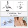 copper Charm Compatible With Bracelets Do It Yourself Jewellery Making Pink Zircon Authentic Red Blue Charm Bead Charms Ideal For Women Wedding Birthd