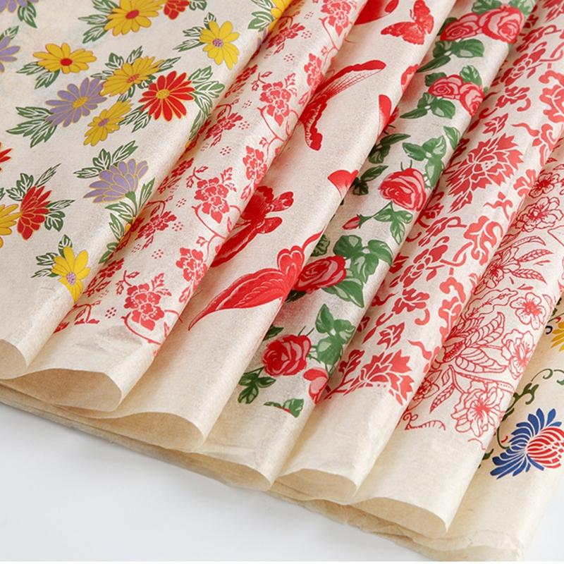 Pottery Ceramics Clay Transfer Paper Porcelain Decals DIY Flower Pattern for Handmade Glaze Underglaze Creative Sticker