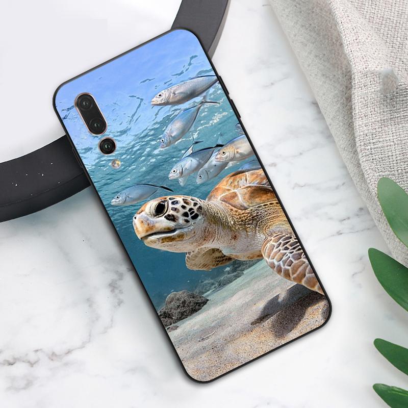 

Cute Cartoon Turtles Case For Huawei Nova 3i 7i 8i 11i 12i 9 10 SE Y73 Y90 Y70 Y72 Y61 Y91 P30 P40 Lite P60 Pro Huawei Nova 8i