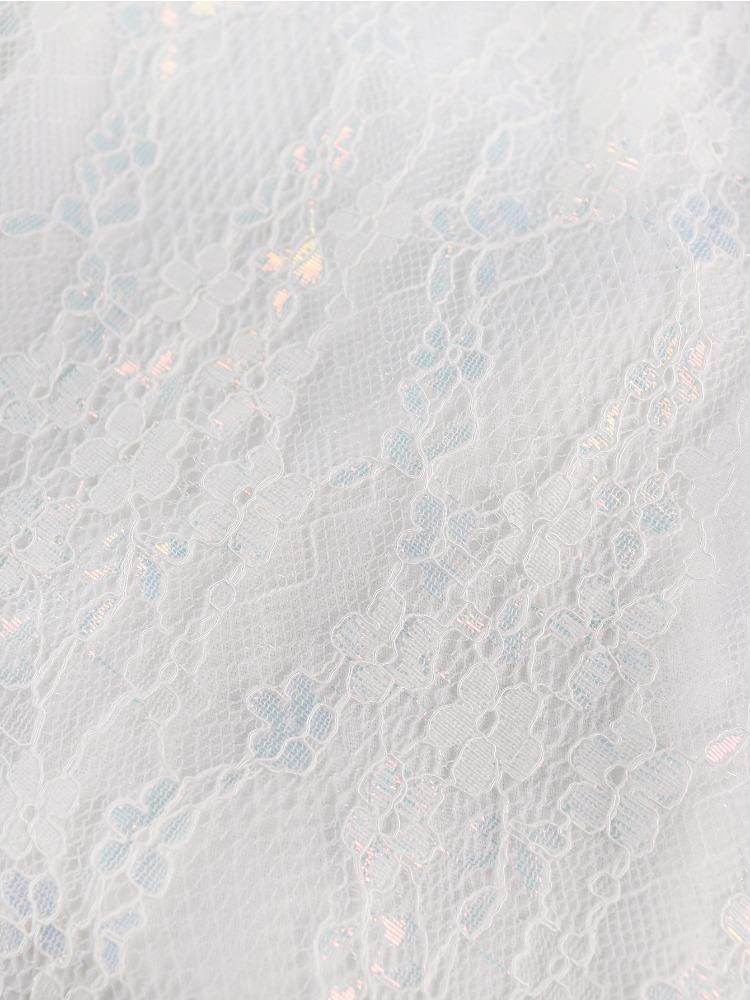 White Lace Party Dresses Asymmetrical Ankle Length Strapless High Waist Slim Sleeveless Swallowtail SkirtWomen Outfits for Formal Evening