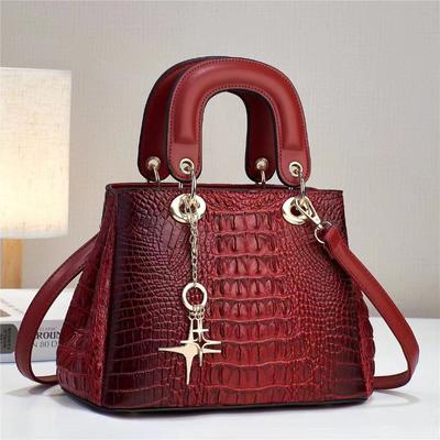 New High Quality Women PU Leather Handbags Tote Bags Large Capacity Ladies Shoulder Messenger Bags Red Black Ladies Handbags