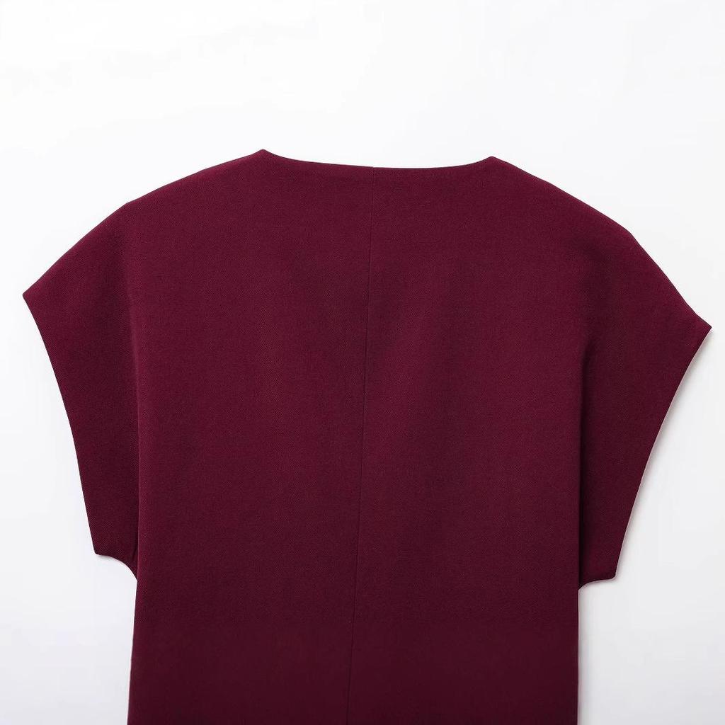 Dámský letní retro kardiganový top a kalhoty se širokými nohavicemi, sada 2025