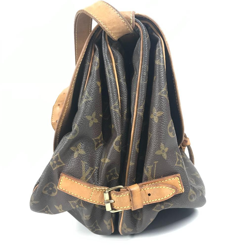 Louis Vuitton M40662 Monogramm SaumurGM Crossbody Klapp-Umhängetasche
