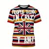 Kids T-shirt Penguin Letter 3D Print Kids Short Sleeves T-Shirt Loose Casual Summer Outdoor Street Boy and Girl Tees Tops