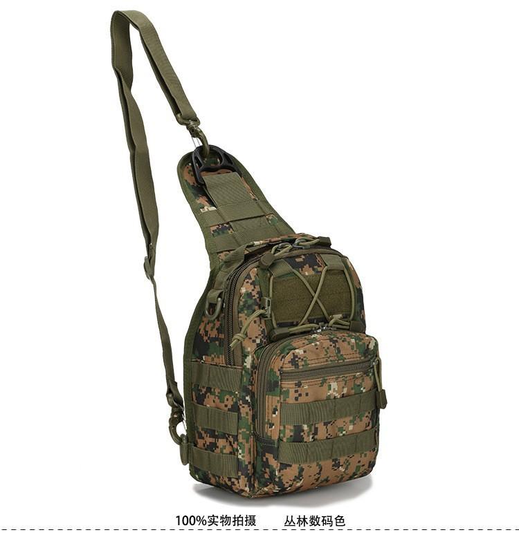 

Camouflage Oxford fabric shoulder bag men s crossbody bag sports outdoor tactical chest bag