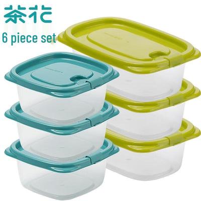 Camellia 6-Piece PE Food Storage Container Set