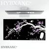 HYBXAXC Purple Plum Crane Ink Desk Mat Gaming Mouse Pad NonSlip Large for Office Home PC Gamer Computer Keyboard Mat Desk Pad