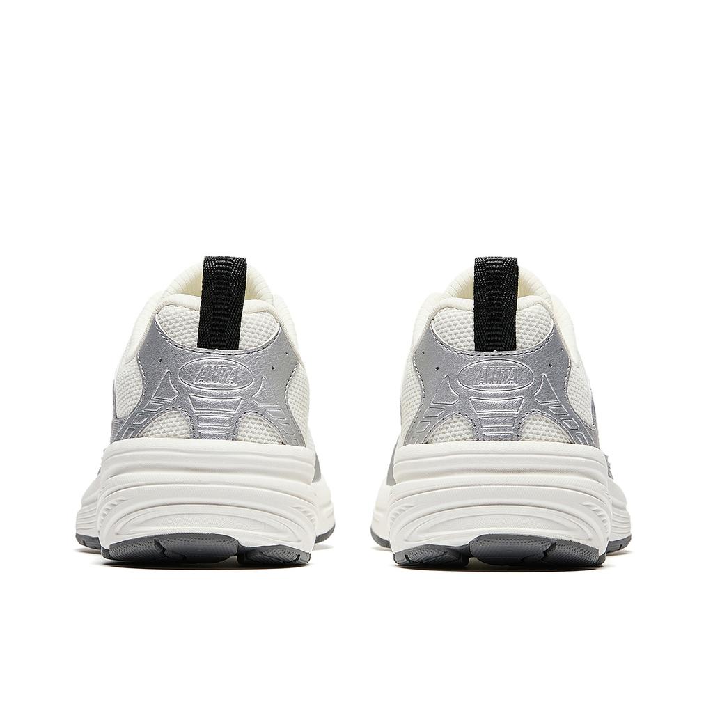Anta AT804 Millennium Retro Trendy Versatile Lightweight Durable Cushioning Low-Top Lifestyle Casual Shoes Women Sneaker Silver 922548866-1